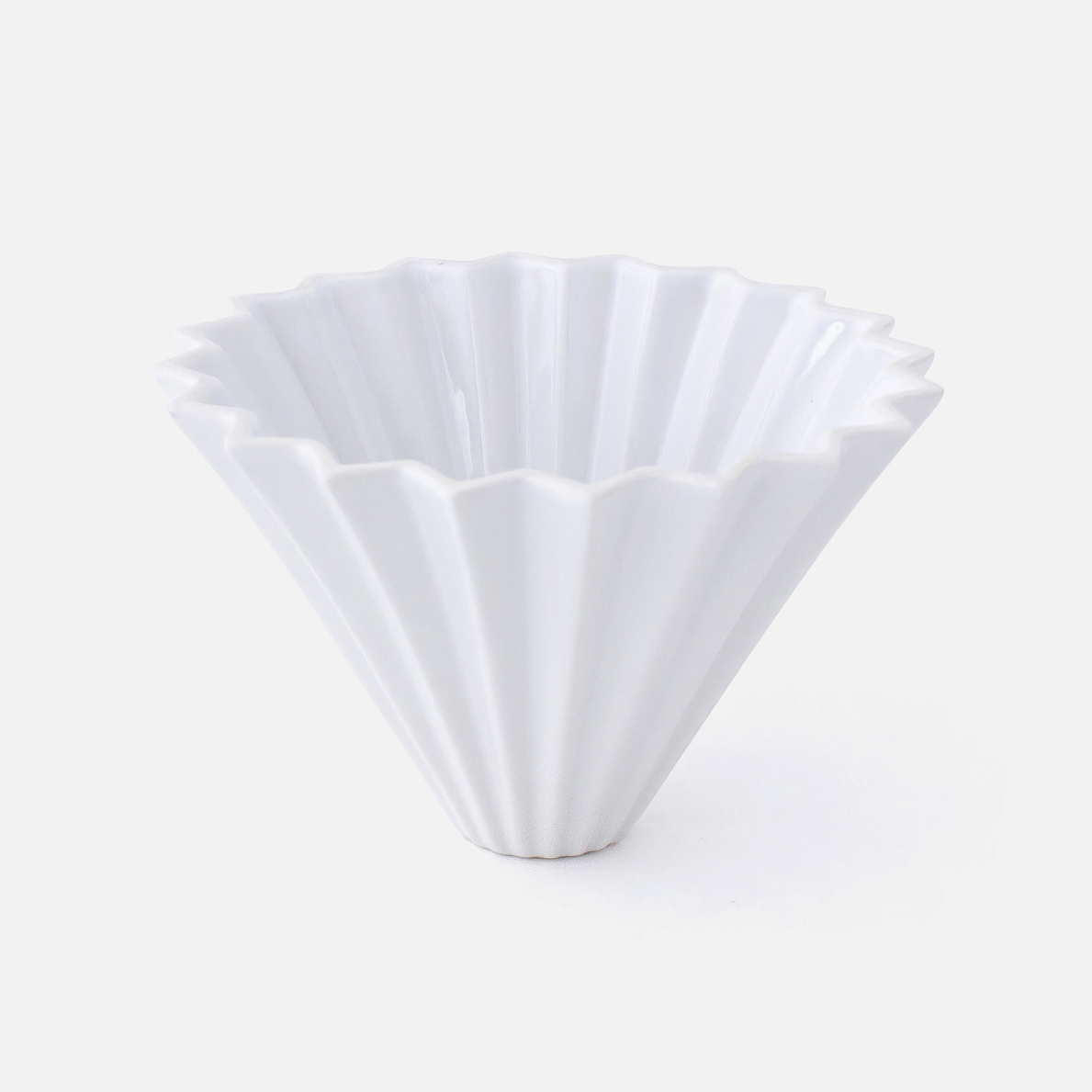 Воронка Agave White Filter Cup для приготовления кофе керамическая на 1-2 чашки FC022
