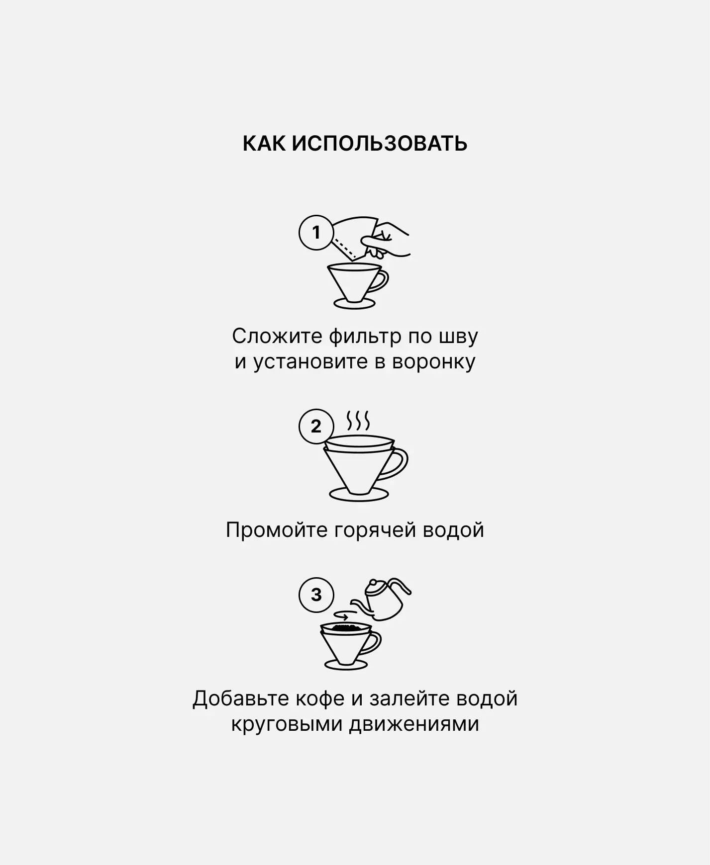 Фильтры Agave бумажные под пуровер — V01 (100 шт) белый