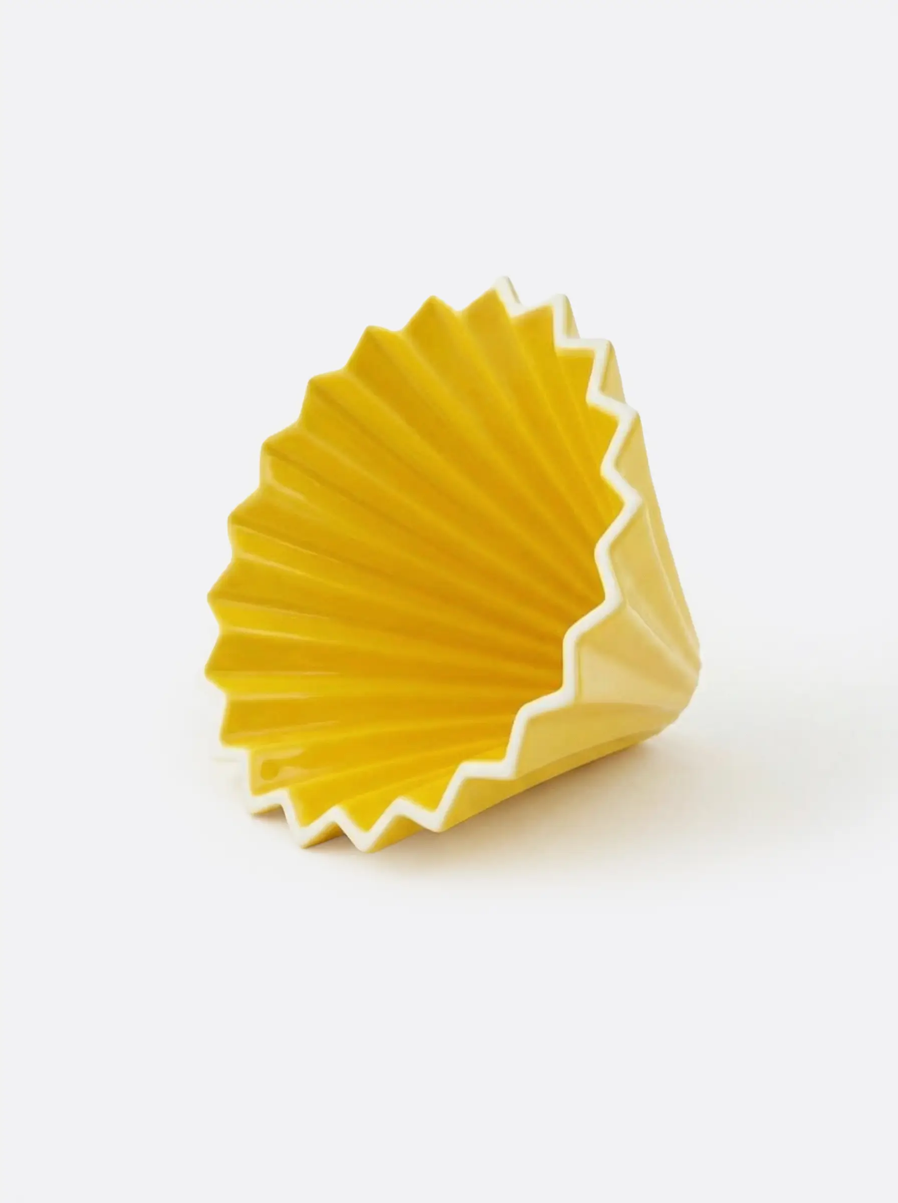 Воронка Agave Yellow Filter Cup Origami для приготовления кофе керамическая на 1-2 чашки — FC017