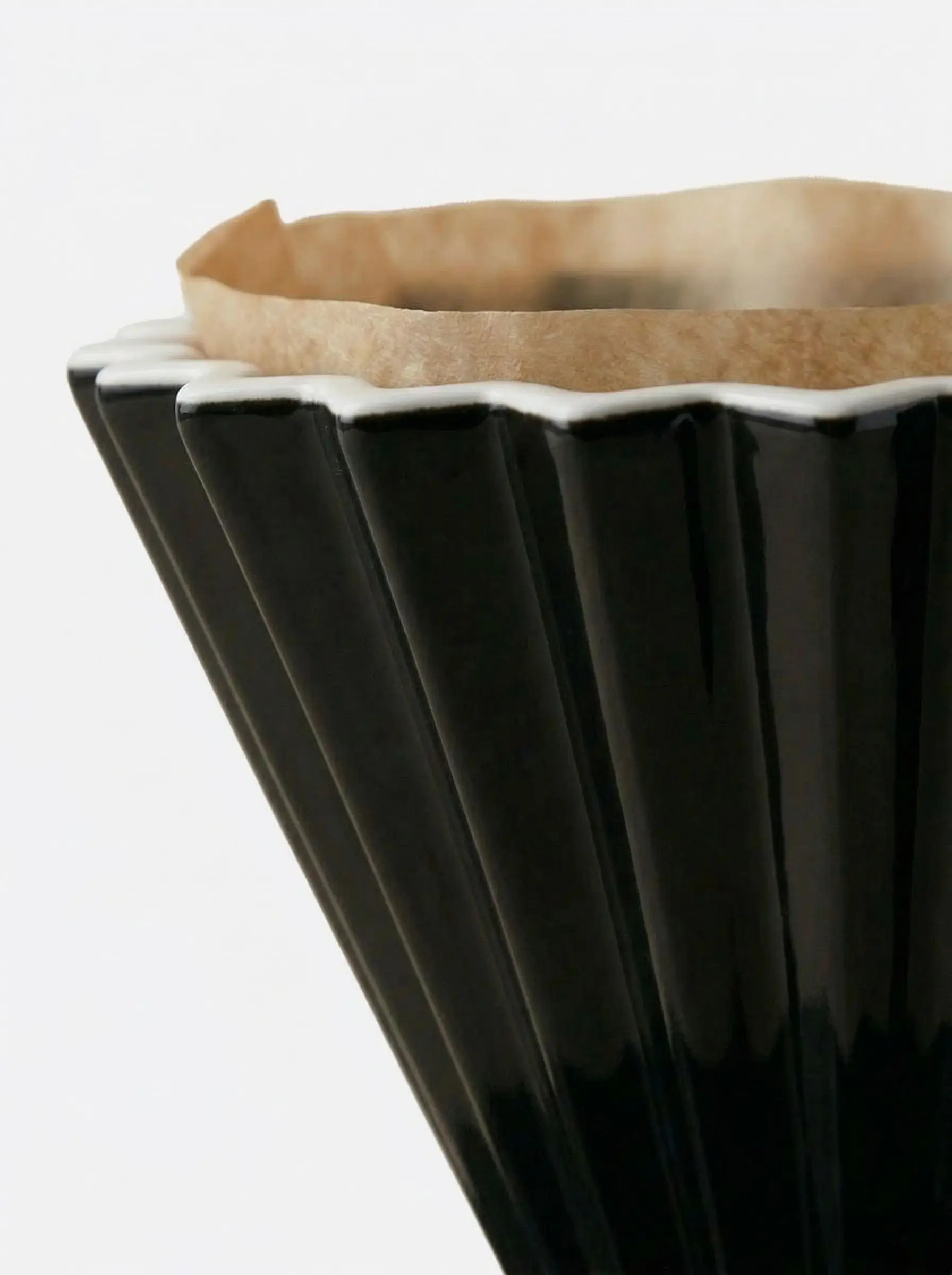 Воронка Agave Black Filter Cup Origami для приготовления кофе керамическая на 1-2 чашки — FC023