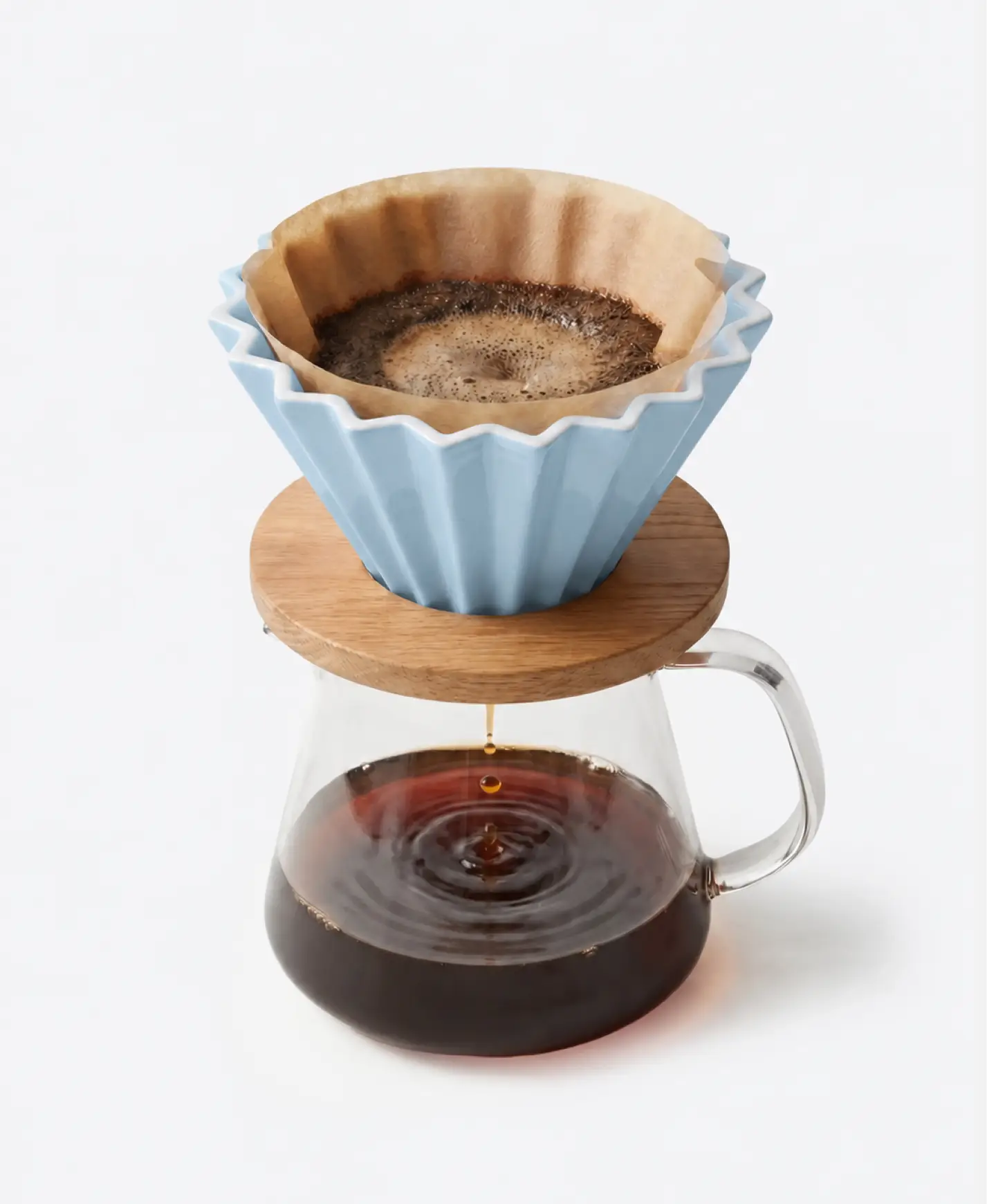 Воронка Agave Blue Filter Cup Origami для приготовления кофе керамическая на 1-2 чашки
